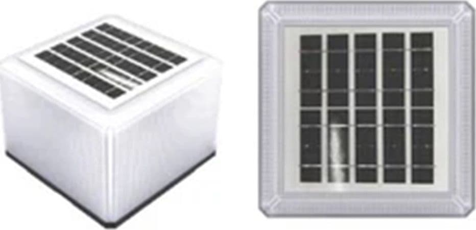 LAMPADA FARETTO SOLARE A LED DA ESTERNO 60LM CCT CALOTTA IP65 DA GIARDINO VIALI ZQ100-3C - 6