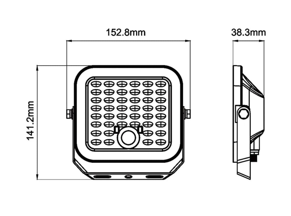 FARETTO FARO CON PANNELLO SOLARE 140W 1400LM CON SENSORE PIR IP65 LUCE 6500K TK-N140-F - 4