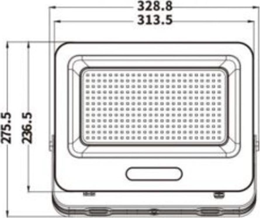 FARO PROIETTORE SMD LED FLOODLIGHT 200 W SLIM IP65 LUCE 3000K 4000K 6500K EK05-200W - 9