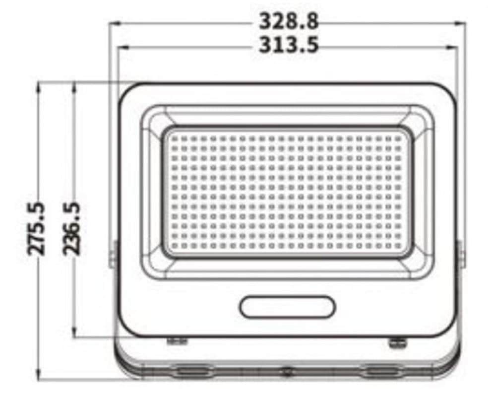 FARO PROIETTORE SMD LED FLOODLIGHT 200 W SLIM IP65 LUCE 3000K 4000K 6500K EK05-200W - 9