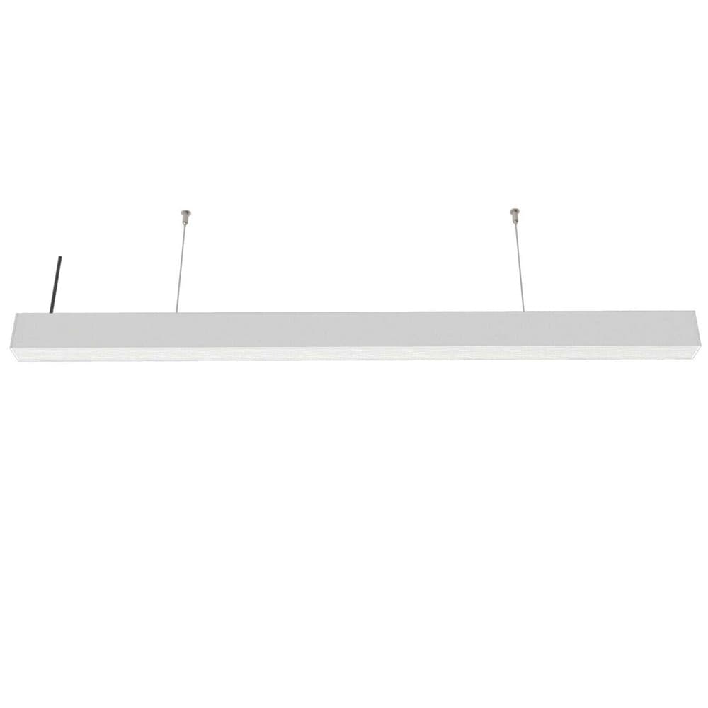 LAMPADARIO LED LINEARE A SOSPENSIONE SOFFITTO 40W MODULARE TECNOLOGIA CCT LL57-120C-3C - 14