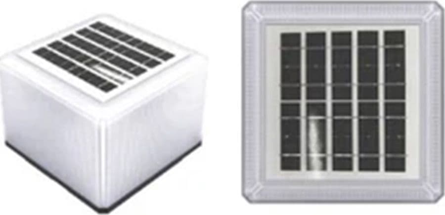 LAMPADA FARETTO SOLARE A LED DA ESTERNO 90LM CCT CALOTTA IP65 DA GIARDINO VIALI ZQ150-3C - 6