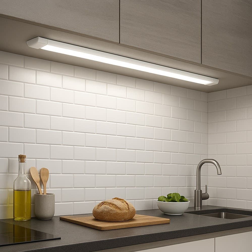 PLAFONIERA LINEARE LED SLIM 72W 150CM TECNOLOGIA CCT SWITCH ALTA LUMINOSITÀ IP20 PF-150-3C - 6