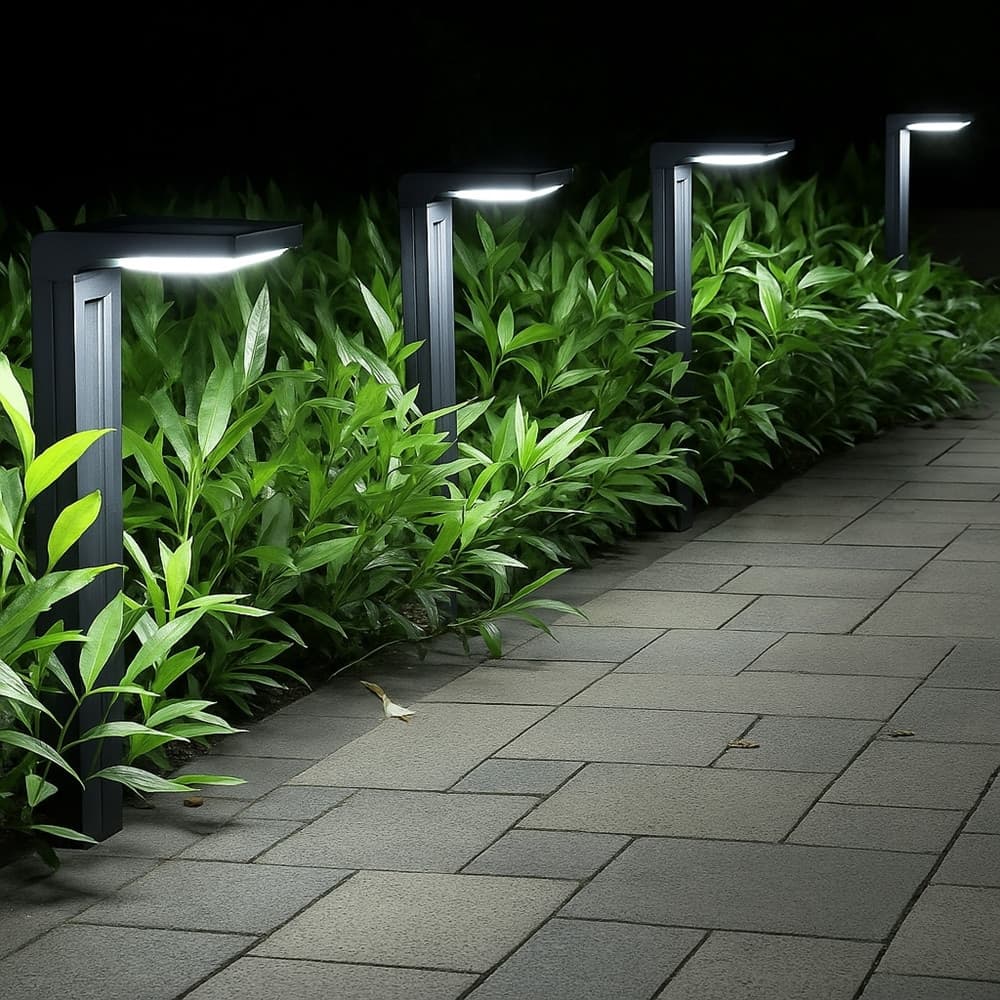 LAMPIONCINO PALETTO LED CON PANNELLO SOLARE PICCHETTO DA GIARDINO CCT IP65 200LM YH0802-3C - 11