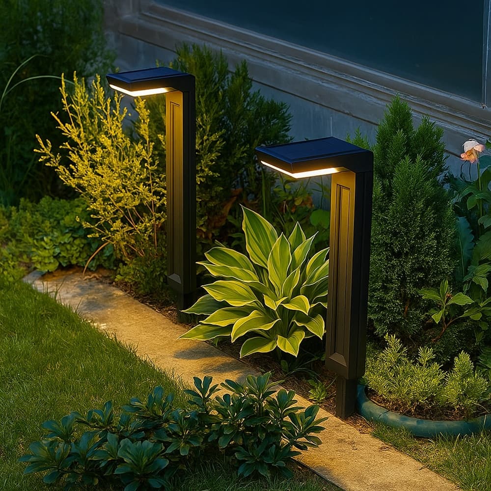 LAMPIONCINO PALETTO LED CON PANNELLO SOLARE PICCHETTO DA GIARDINO CCT IP65 200LM YH0802-3C - 12