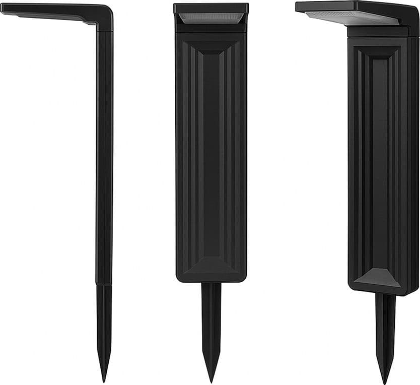LAMPIONCINO PALETTO LED CON PANNELLO SOLARE PICCHETTO DA GIARDINO CCT IP65 200LM YH0802-3C - 6