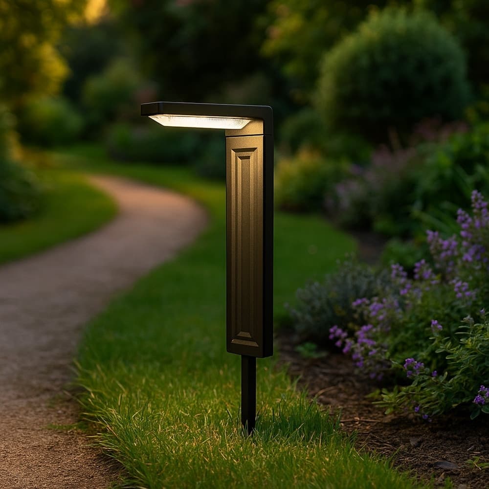 LAMPIONCINO PALETTO LED CON PANNELLO SOLARE PICCHETTO DA GIARDINO CCT IP65 200LM YH0802-3C - 10