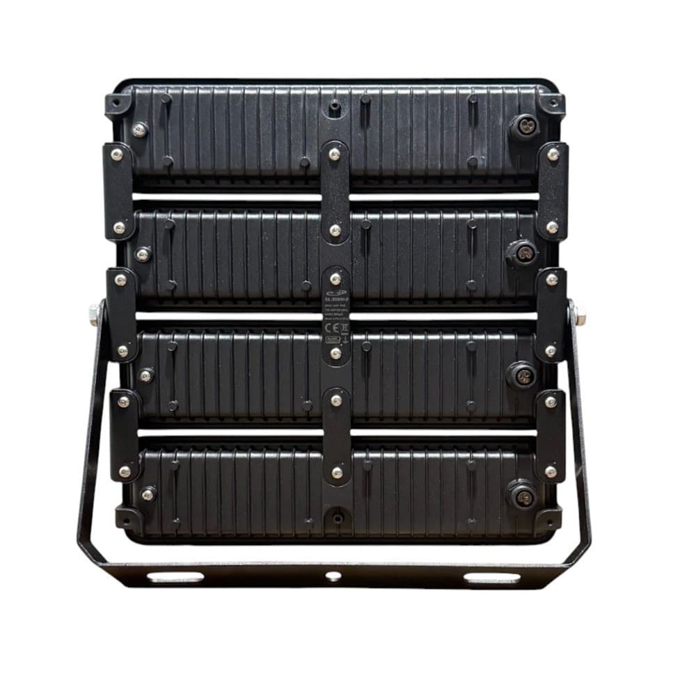 FARO LED MODULARE 200 WATT NERO PROIETTORE DA ESTERNO LUCE FREDDA 6000K IP65 EL-200W-F - 3