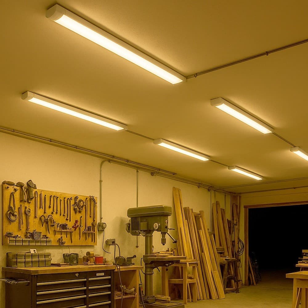 PLAFONIERA LINEARE LED SLIM 40 W 90CM TECNOLOGIA CCT SWITCH ALTA LUMINOSITÀ IP20 PF-90-3C - 14