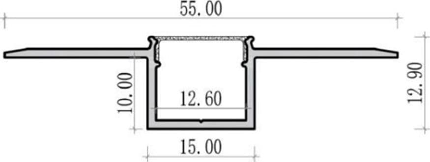 5PZ PROFILO IN ALLUMINIO FLESSIBILE CURVABILE AD INCASSO 1,5MT PER STRIP LED AL-35-S - 7