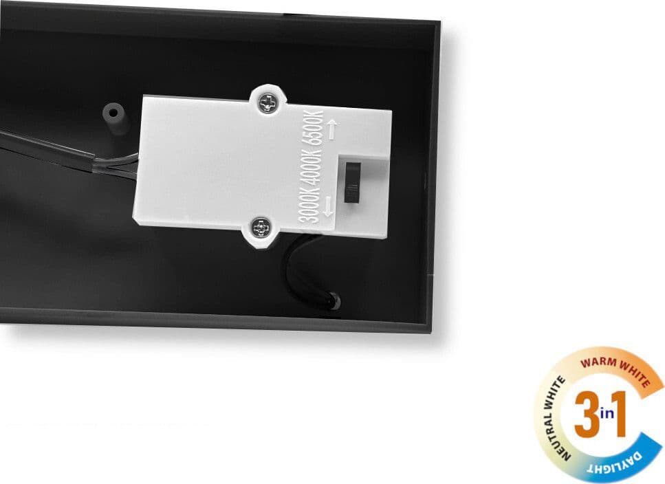 APPLIQUE A LED 10 WATT LAMPADA DA PARETE PER BALCONI GIARDINO IP54 CCT SWITCH B82-3C - 14