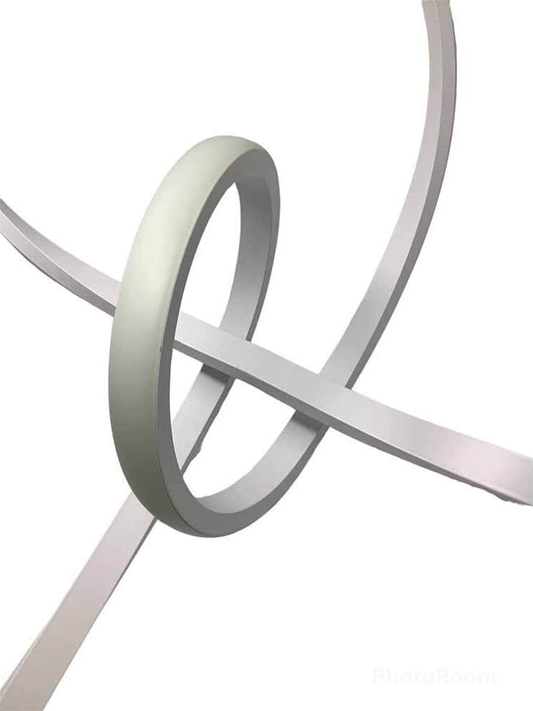 LAMPADARIO LED MODERNO FORMA FIOCCO 38 WATT TECNOLOGIA CCT 3 TEMPERATURE DI LUCE A07-3C - 12