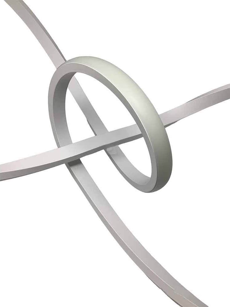 LAMPADARIO LED MODERNO FORMA FIOCCO 38 WATT TECNOLOGIA CCT 3 TEMPERATURE DI LUCE A07-3C - 13
