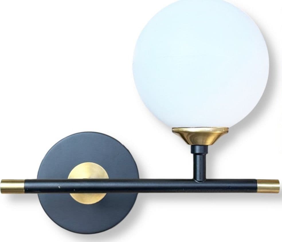 APPLIQUE A PARETE 1 SFERA ILLUMINAZIONE DECORATIVA CONTEMPORANEO CON ATTACCO G9 I20 AQ60 - 8