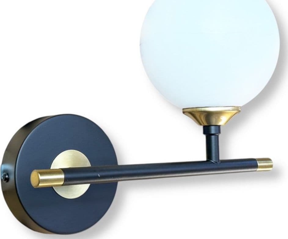 APPLIQUE A PARETE 1 SFERA ILLUMINAZIONE DECORATIVA CONTEMPORANEO CON ATTACCO G9 I20 AQ60 - 9