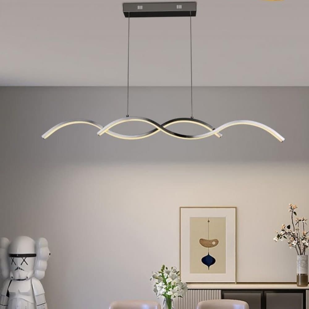 LAMPADARIO LED A SOSPENSIONE MODERNO LAMPADA TWIST 26W CCT LUCE VARIABILE 3000K-6500K A43-3C in Lampade a sospensione Trade Shop italia - Napoli, commercioVirtuoso.it