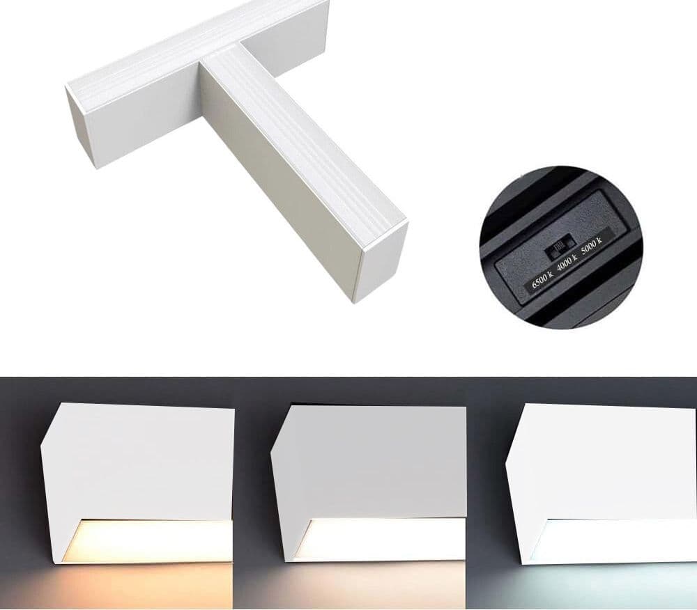LAMPADA DI RACCORDO CONNETTORE A T PER LAMPADARIO 15W LUCE SELEZIONABILE CCT LL57-T-3C - 5