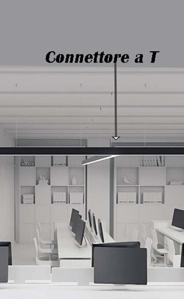 LAMPADA DI RACCORDO CONNETTORE A T PER LAMPADARIO 15W LUCE SELEZIONABILE CCT LL57-T-3C - 9