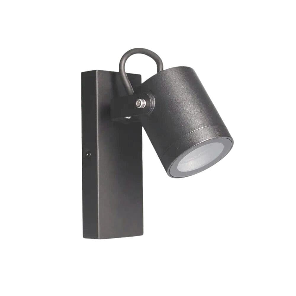 APPLIQUE PARETE ORIENTABILE PER ESTERNO ATTACCO GU10 LAMPADA DA MURO IP44 539WA-B172 - 7