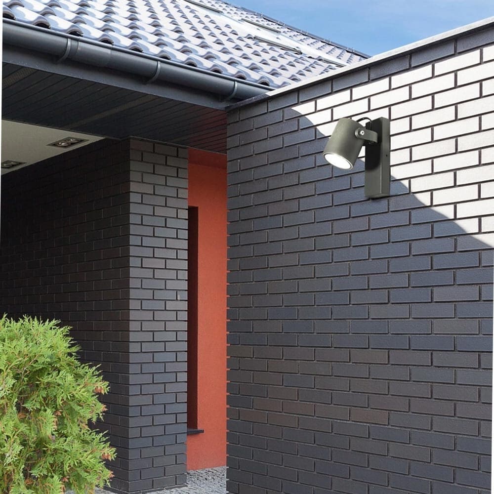 APPLIQUE PARETE ORIENTABILE PER ESTERNO ATTACCO GU10 LAMPADA DA MURO IP44 539WA-B172 - 9