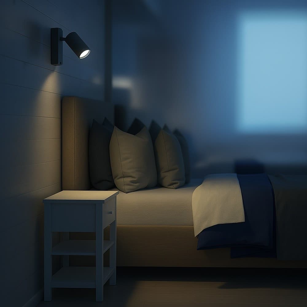APPLIQUE DA MURO ORIENTABILE CON INTERRUTTORE ON/OFF CON ATTACCO GU10 IN ALLUMINIO MR-02 - 13