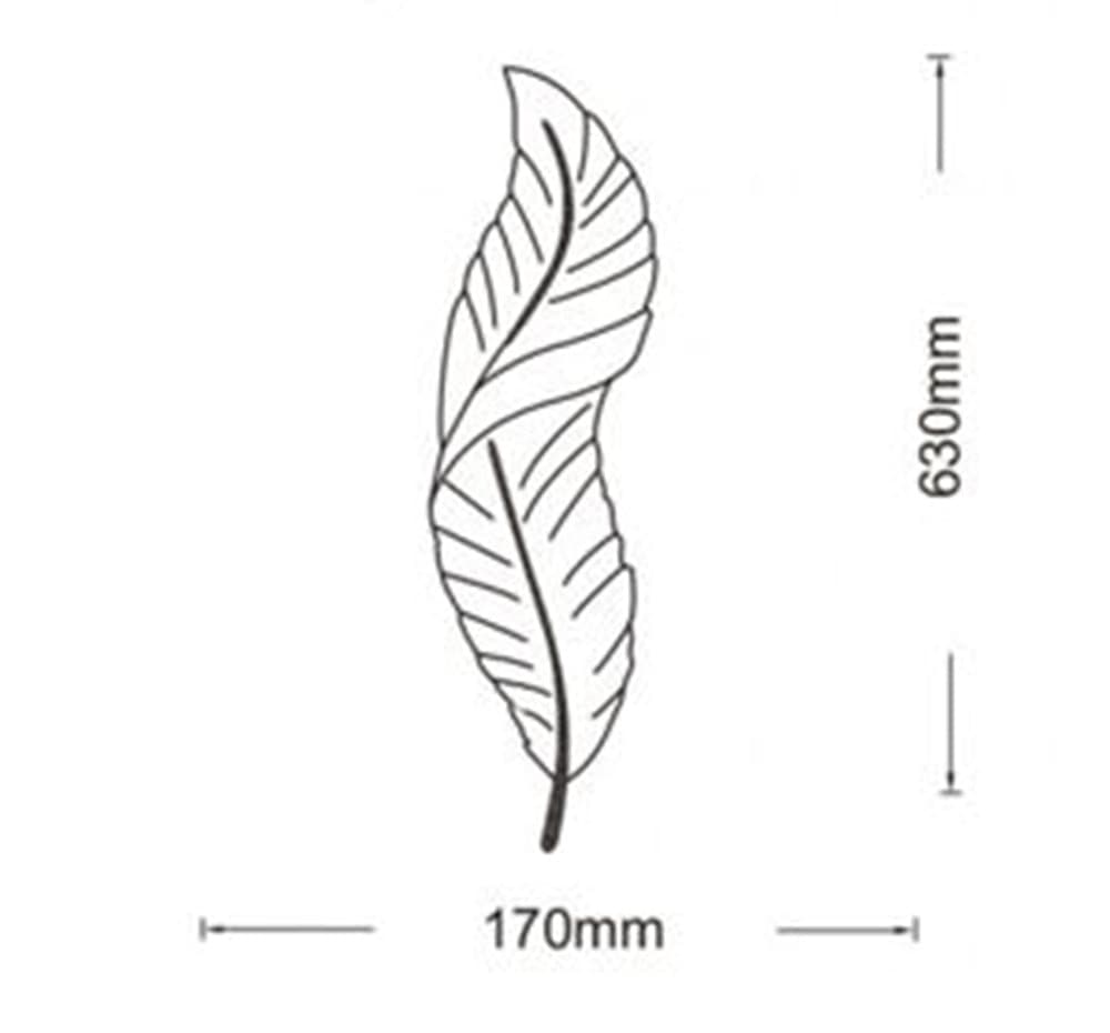 APPLIQUE LED LAMPADA MURO 12W CCT 3 TONALITÀ LUCE DESIGN PIUMA BIANCA ORO RESINA AQ24-B3C - 3