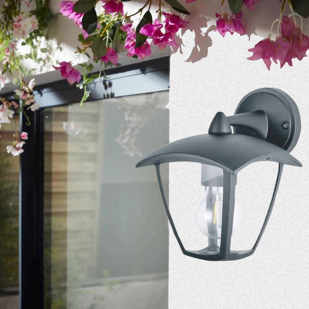 APPLIQUE LANTERNA DA PARETE PER GIARDINO FACCIATE LAMPADA DA MURO E27 IP44 819WB-B232 - 11