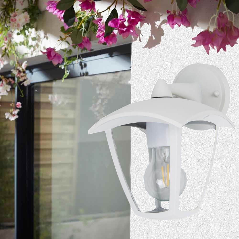 APPLIQUE LANTERNA DA PARETE PER GIARDINO FACCIATE LAMPADA DA MURO E27 IP44 819WB-B232 - 5