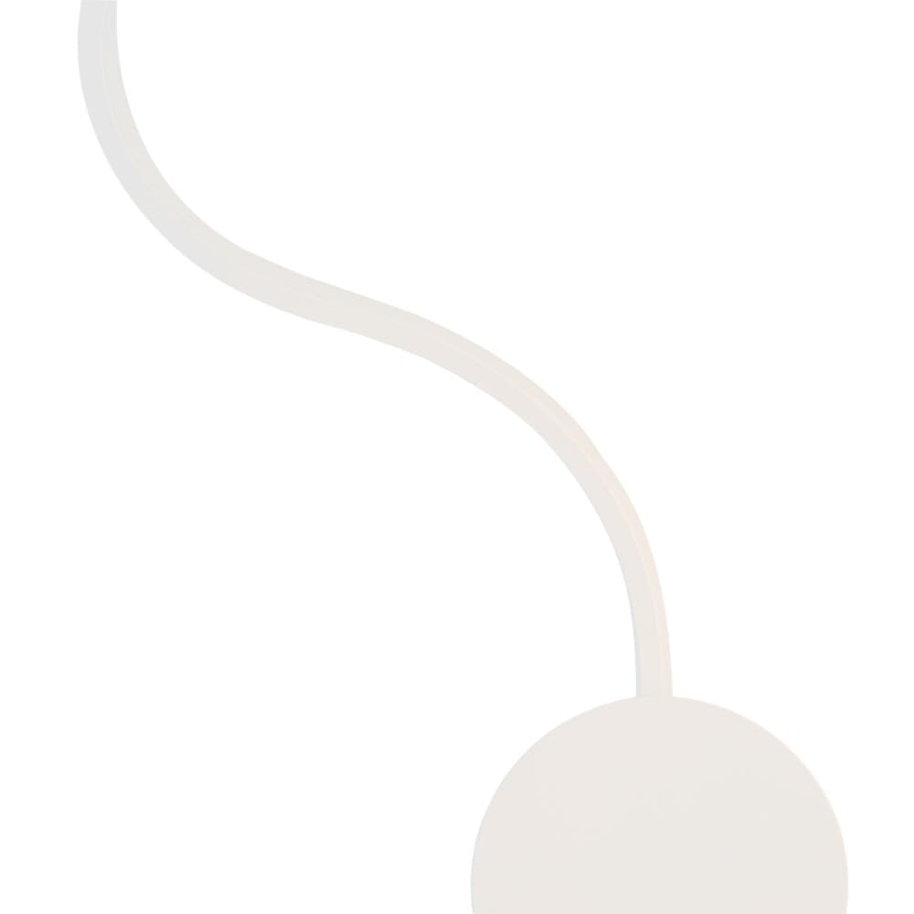APPLIQUE DA MURO LED 28W DESIGN A SERPENTE BIANCO TONALITÀ LUCE 3IN1 2240LM E69-B3C - 3