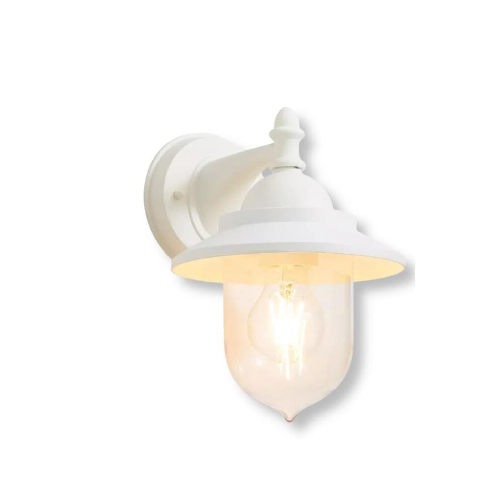 LANTERNA A PARETE STILE RETRÒ LAMPADA DA MURO PER GIARDINO FACCIATE E27 IP44 524WA-B247 - 18