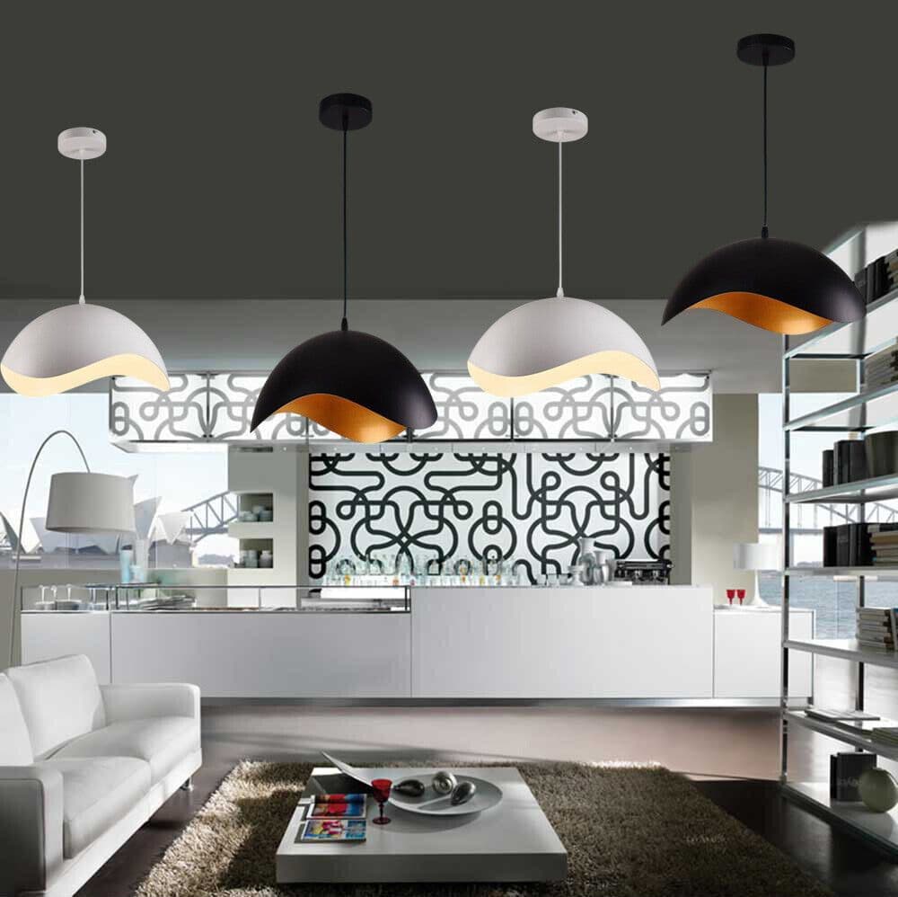 LAMPADARIO A SOSPENSIONE CONTEMPORANEO E27 LAMPADA PENDENTE CUCINA ISOLA SOGGIORNO A23 - 15