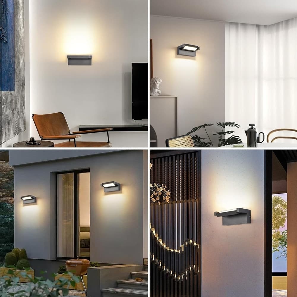 APPLIQUE PARETE INCLINABILE ESTERNO 21W TECNOLOGIA CCT 3 TONALITÀ DI LUCE IP65 472-3C - 16