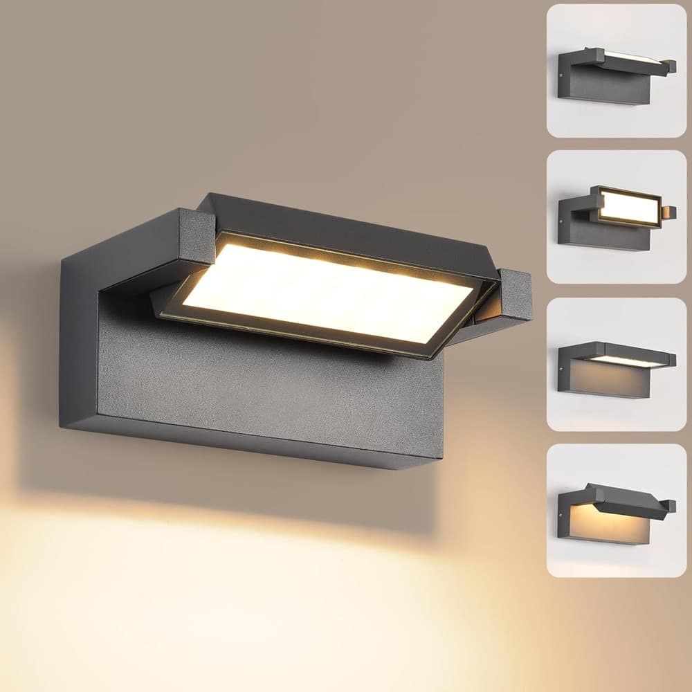 APPLIQUE PARETE INCLINABILE ESTERNO 21W TECNOLOGIA CCT 3 TONALITÀ DI LUCE IP65 472-3C - 17