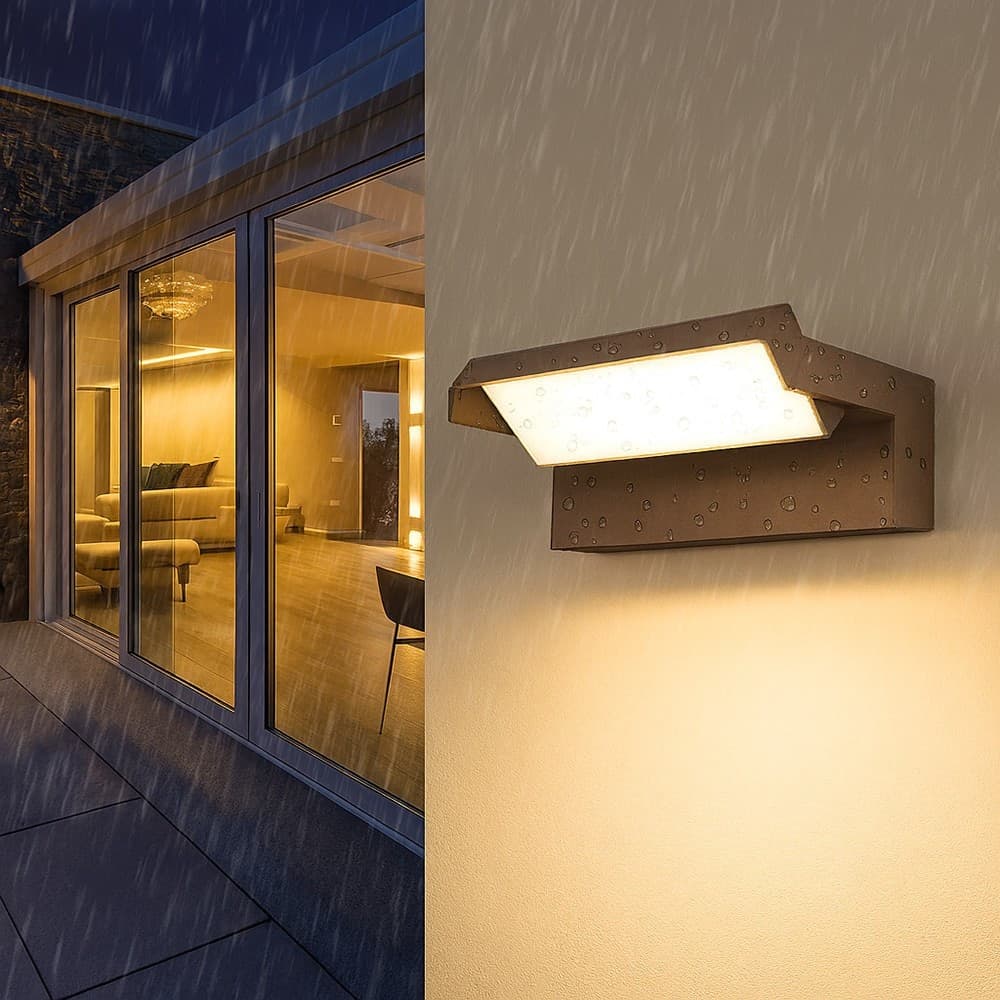 APPLIQUE PARETE INCLINABILE ESTERNO 21W TECNOLOGIA CCT 3 TONALITÀ DI LUCE IP65 472-3C - 24