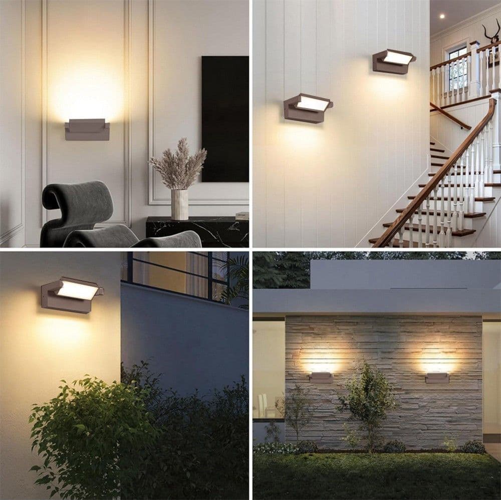 APPLIQUE PARETE INCLINABILE ESTERNO 21W TECNOLOGIA CCT 3 TONALITÀ DI LUCE IP65 472-3C - 26