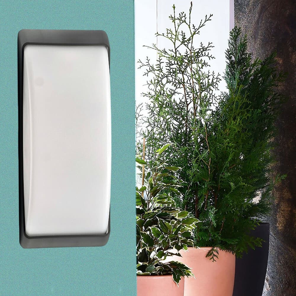 APPLIQUE A PARETE PER ESTERNO LAMPADA DA MURO BALCONI TERRAZZO ATTACCO E27 IP54 567WB-H320 - 12