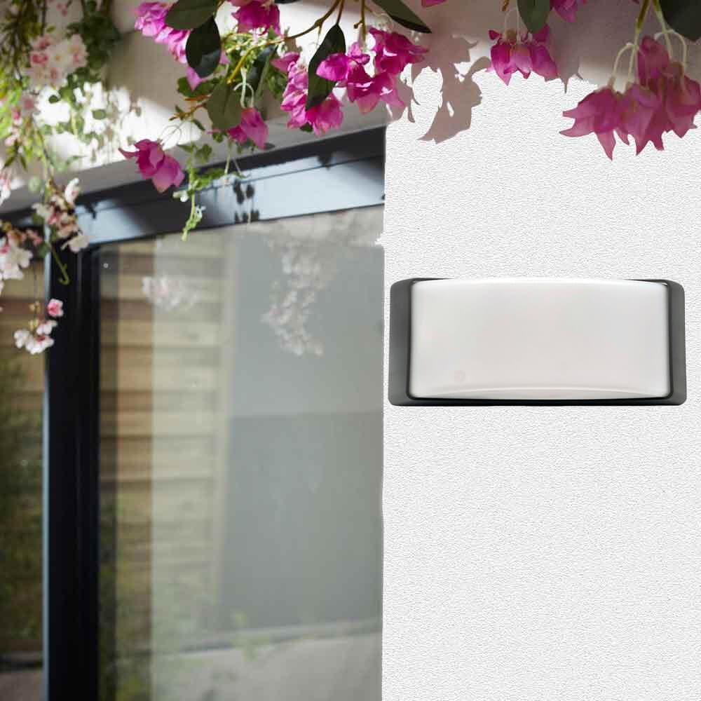 APPLIQUE A PARETE PER ESTERNO LAMPADA DA MURO BALCONI TERRAZZO ATTACCO E27 IP54 567WB-H320 - 13