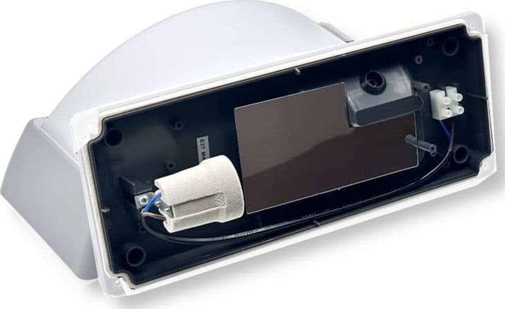 APPLIQUE A PARETE PER ESTERNO LAMPADA DA MURO BALCONI TERRAZZO ATTACCO E27 IP54 567WB-H320 - 8