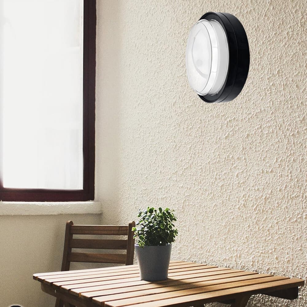 APPLIQUE A LED DA PARETE PLAFONIERA SOFFITTO TONDA 23 WATT CCT SWITCH IP65 XG-909-3C - 10