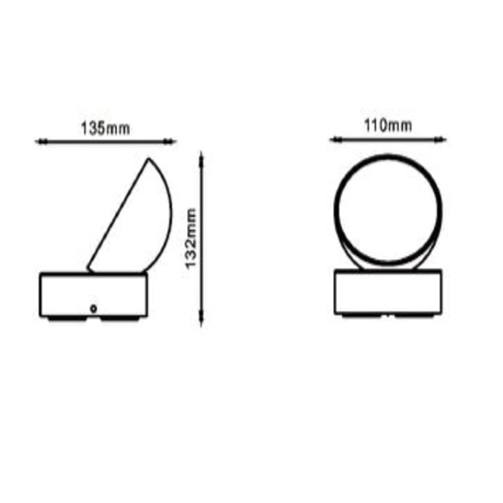 APPLIQUE A LED DA ESTERNO 12 WATT IP54 CON TECONOLOGIA CCT 3 TONALITÀ DI LUCE 570-3C - 16