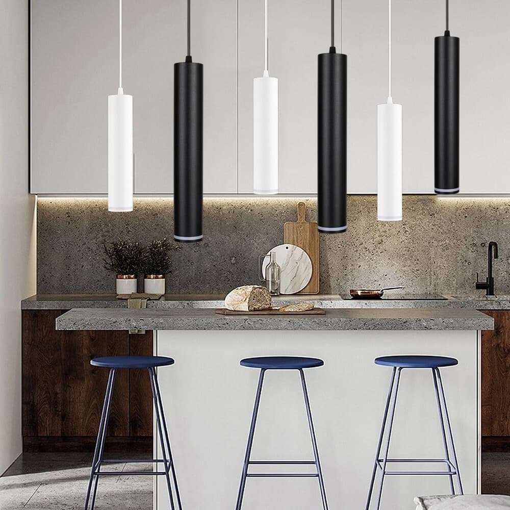 LAMPADARIO A SOSPENSIONE DA SOFFITTO FORMA CILINDRICA LAMPADA PENDENTE ATTACCO GU10 SP-01 - 27