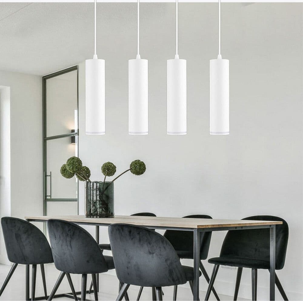 LAMPADARIO A SOSPENSIONE DA SOFFITTO FORMA CILINDRICA LAMPADA PENDENTE ATTACCO GU10 SP-01 - 9