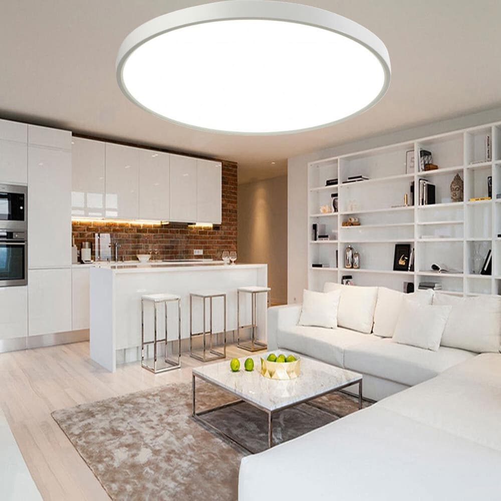 PLAFONIERA A LED SLIM 36W IP40 CON TECNOLOGIA CCT DA 6500K A 2700K CON SWITCH LV480-3C - 4