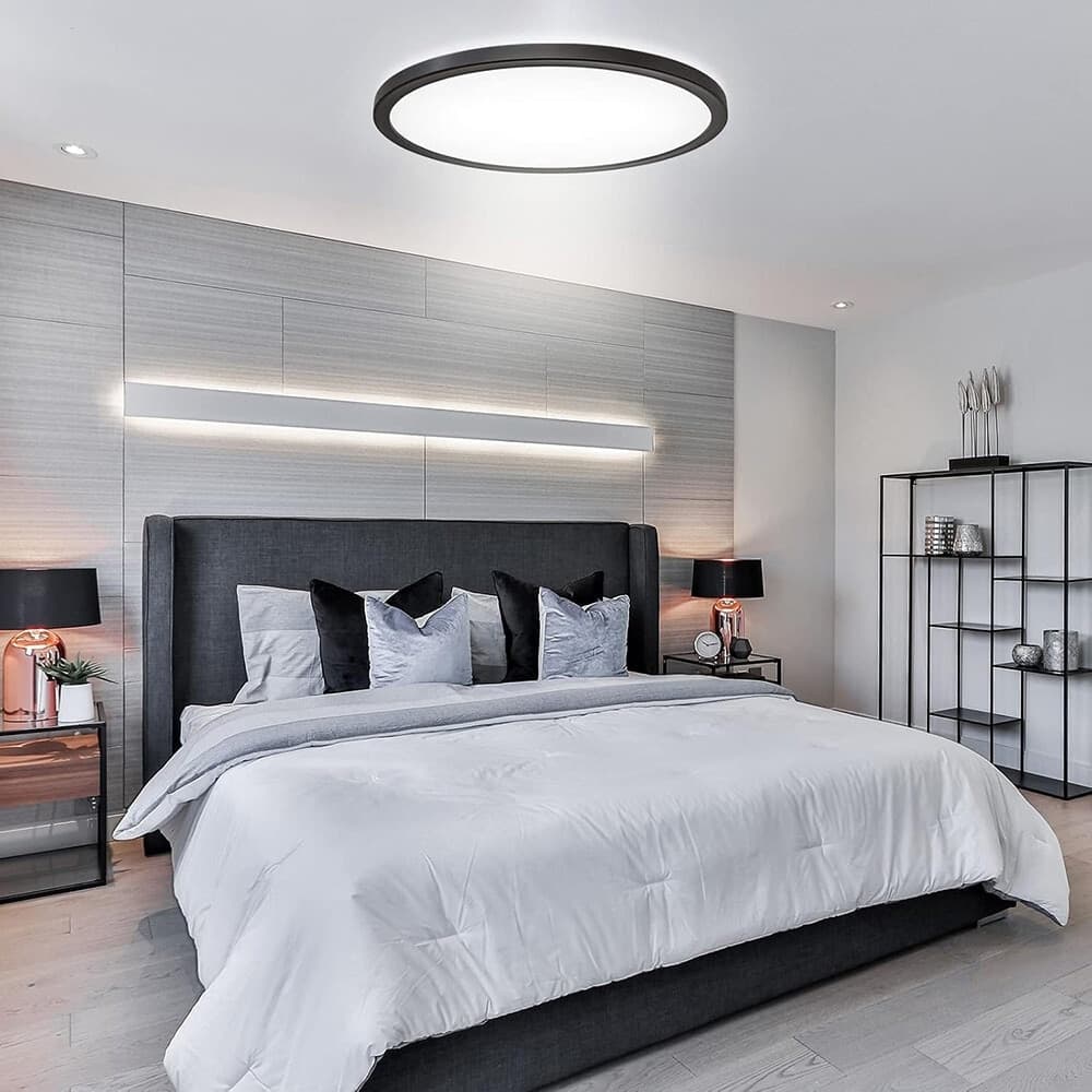 PLAFONIERA A LED SLIM 32W IP40 CON TECNOLOGIA CCT DA 6500K A 2700K CON SWITCH LV400-3C - 14