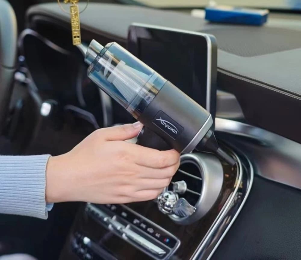 MINI ASPIRAPOLVERE SOFFIATORE PROFESSIONALE PORTATILE 4 IN 1 PER CASA AUTO RICARICA USB - 8