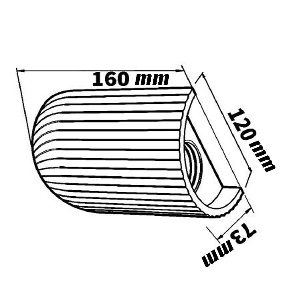 APPLIQUE IN GESSO RIGATO DA PARETE LAMPADA DA MURO VERNICIABILE ATTACCO GU10 IP20 GS-E88 - 5