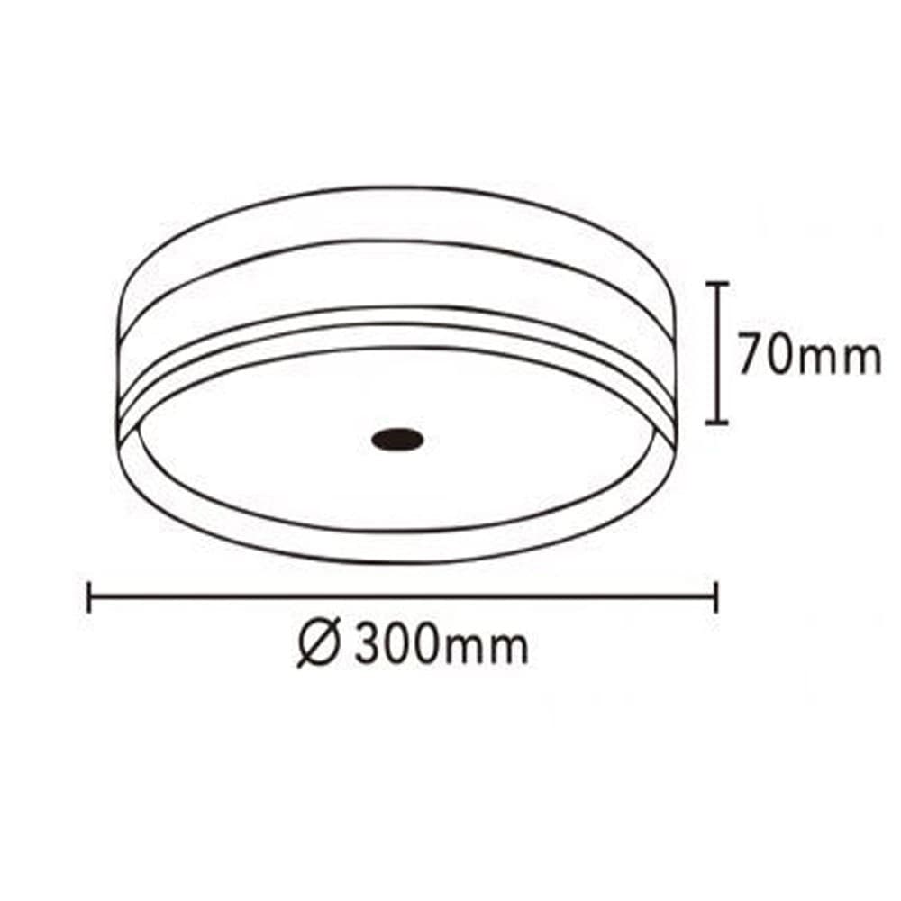 PLAFONIERA LED 24 W A SOFFITTO MODERNA TECNOLOGIA CCT 3 TONALITÀ SELEZIONABILI BL300-3C - 14