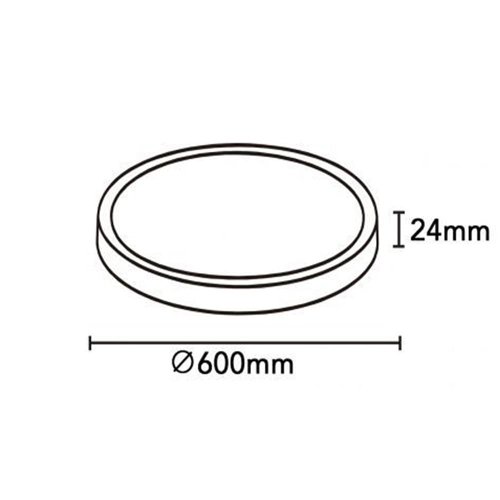 PLAFONIERA A LED SLIM 45 W IP40 CON TECNOLOGIA CCT DA 6500K A 2700K CON SWITCH LV600-3C - 29