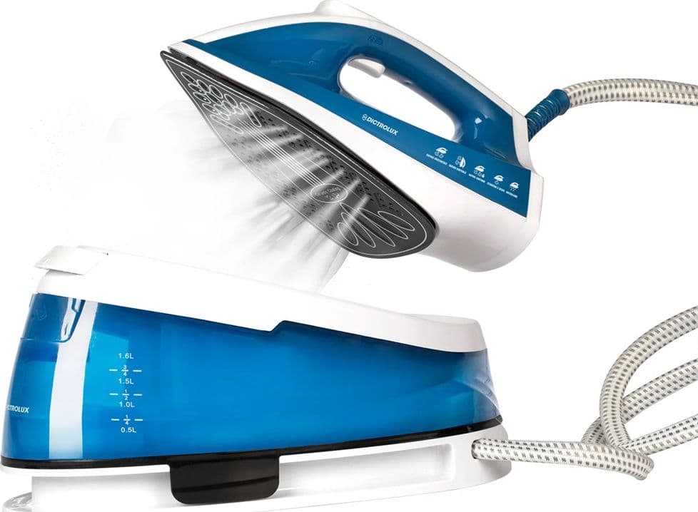 FERRO DA STIRO CON CALDAIA 2800W SERBATOIO 1.6LT PIASTRA IN CERAMICA ALLUMINIO ANTICALCARE - 5