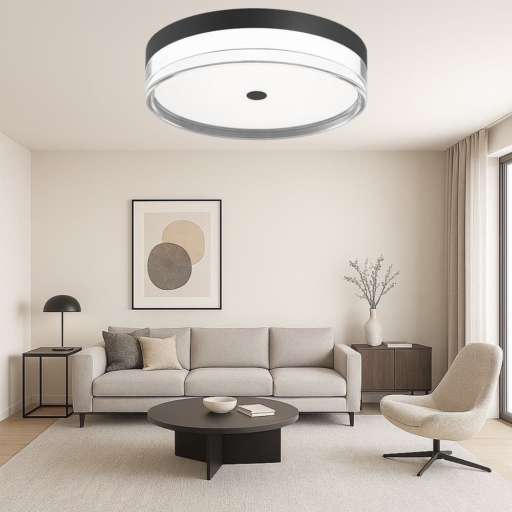 PLAFONIERA LED 32W A SOFFITTO MODERNA TECNOLOGIA CCT 3 TONALITÀ SELEZIONABILI BL400-3C - 11